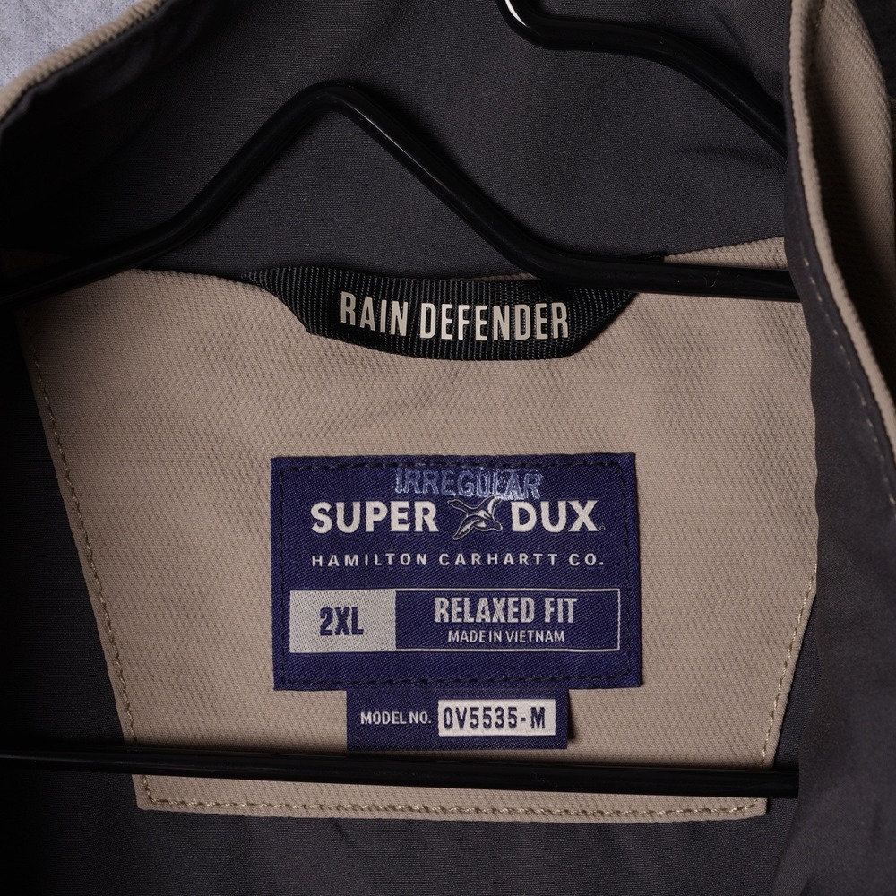 Carhartt Super Dux Softshell Vest 2XL Beige Lightweight Rain Defender Windproof - Picture 9 of 12